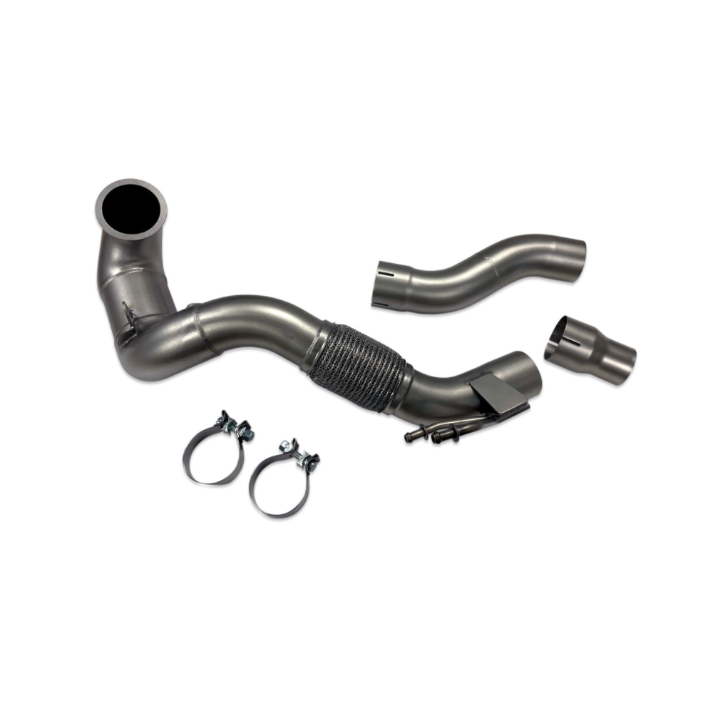034 Motorsport Cast Stainless Steel Racing Downpipe MK7 Golf · GTI · 8V A3 FWD