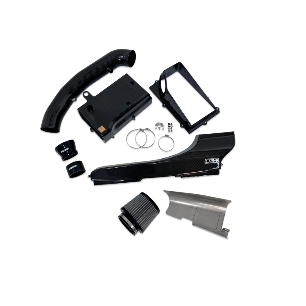 034 Motorsport X34 Carbon Fiber Open-Top 4" Intake Bundle 8V RS3 · 8S TT RS