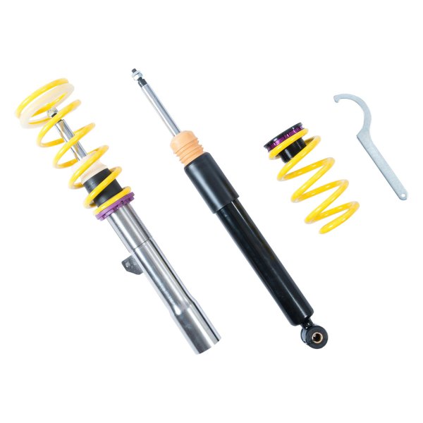 KW Inox-Line Coilover Kit V1 with Electronic Damper Cancellation Kit - MK7/MK8 Golf R With DCC