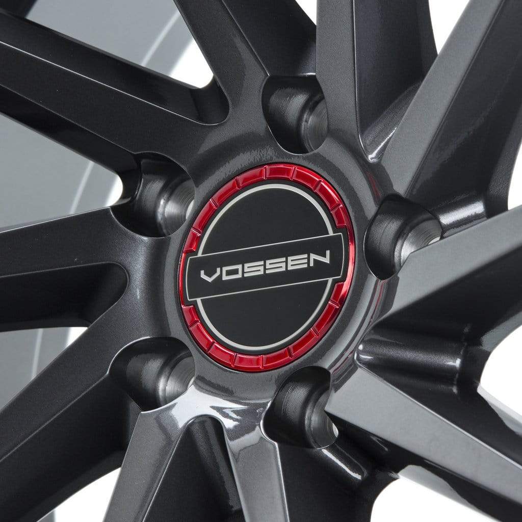 Vossen Classic Billet Sport Cap Set For CV/VF/HF Series Wheels (Vossen Red)