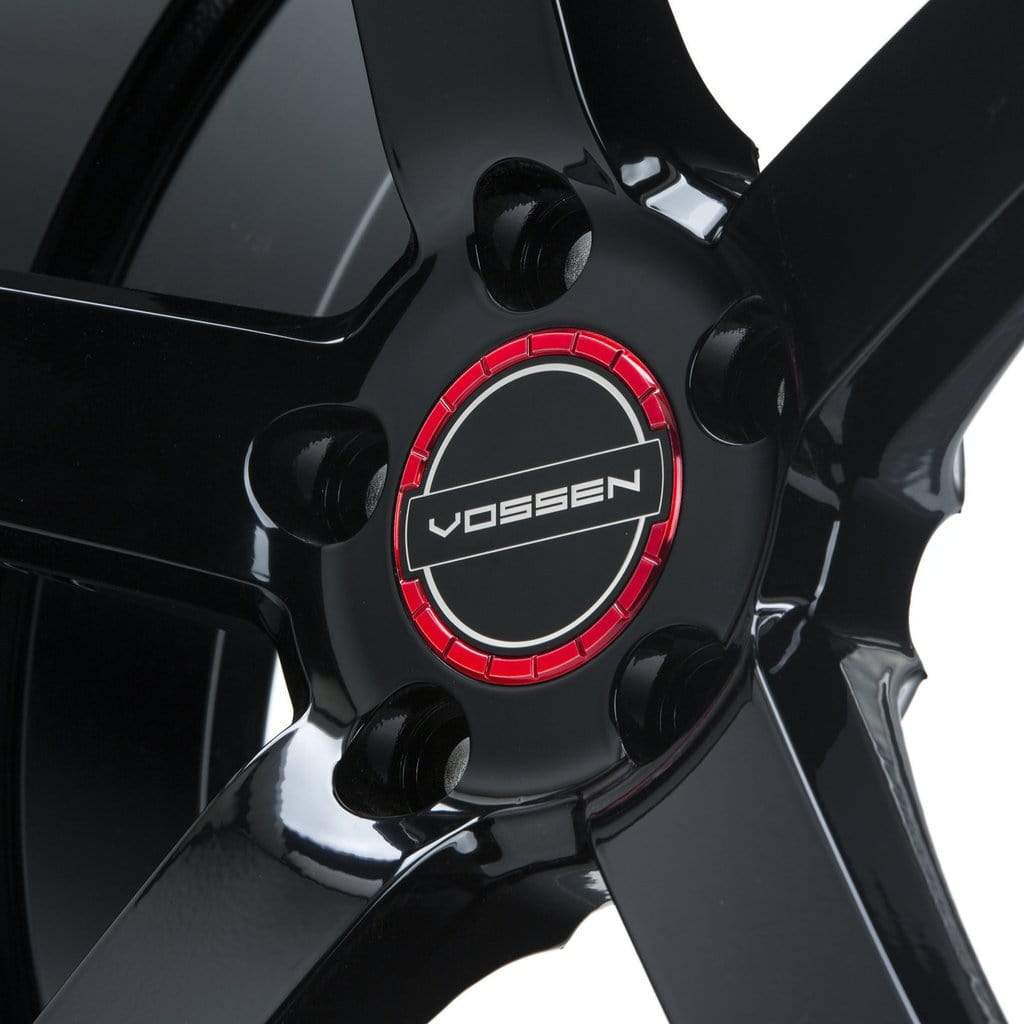 Vossen Classic Billet Sport Cap Set For CV/VF/HF Series Wheels (Vossen Red)