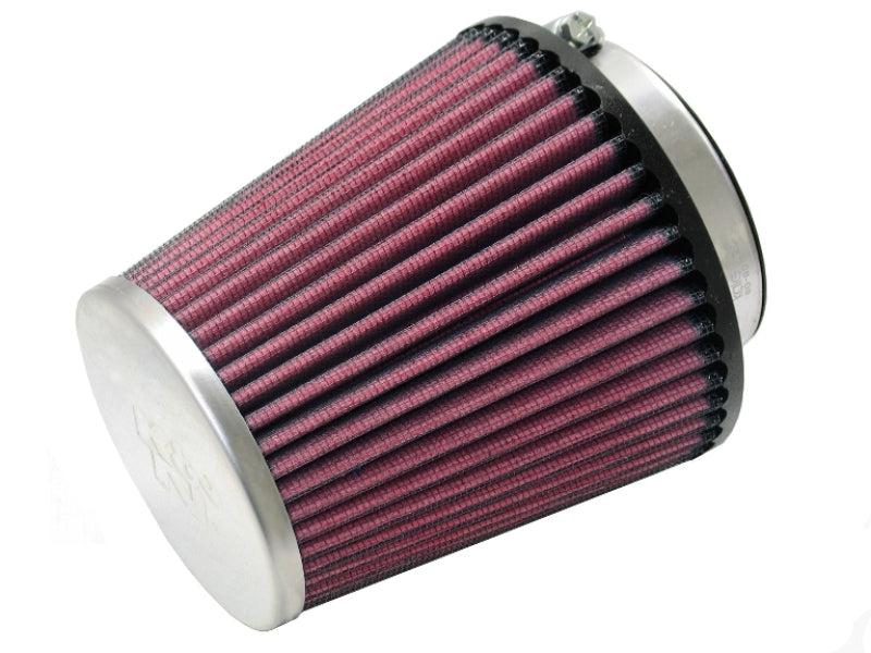 K&N Universal Round Tapered Clamp-On Air Filter 2.5in Flange 4.656in B OD 3.5in T OD 4.875in H