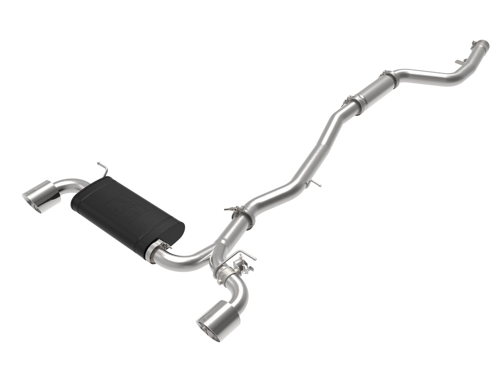 aFe Takeda 3-inch to 2.5-inch 304 Stainless Steel Cat-Back Exhaust - Toyota A90 Supra