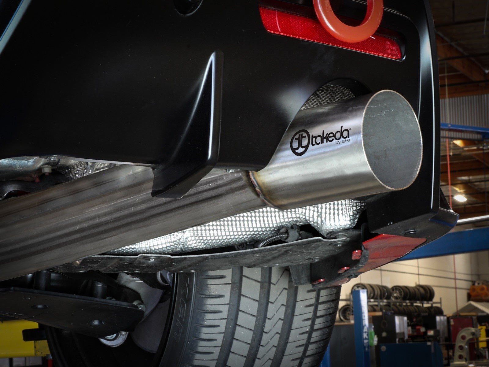 aFe Takeda 3.5-inch 304 Stainless Steel Cat-Back Exhaust - Toyota A90 Supra