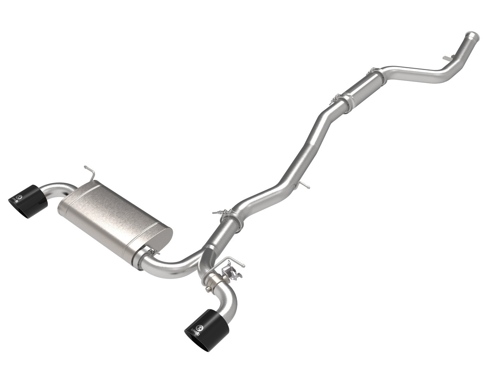 aFe Takeda 2-1/2 inch to 3 inch 304 Stainless Steel Cat-Back Exhaust - Toyota A90 Supra 2.0