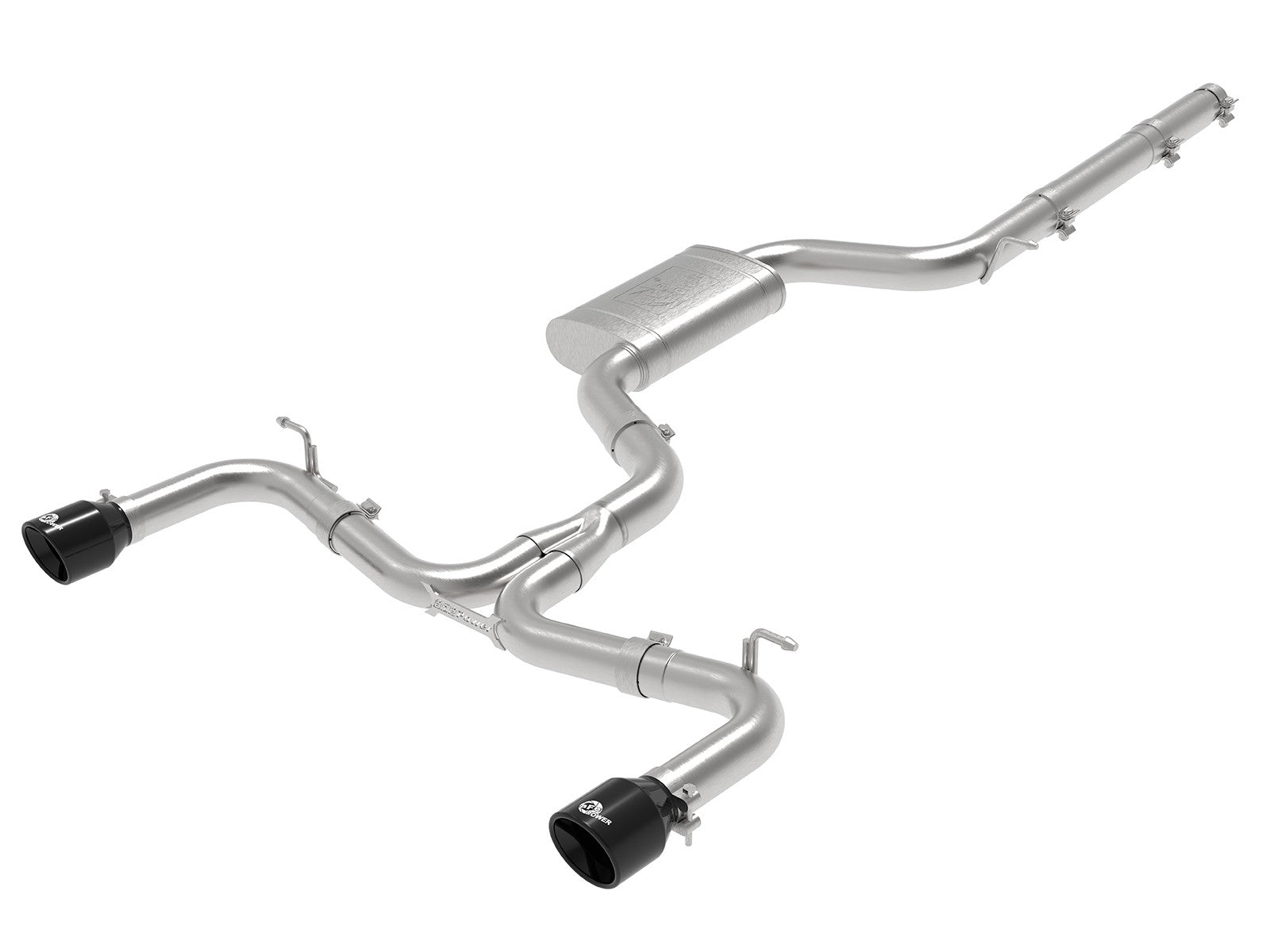 aFe MACH Force-Xp 3" to 2.5" 304 Stainless Steel Cat-Back Exhaust System (4" tips) - MK7 GTI