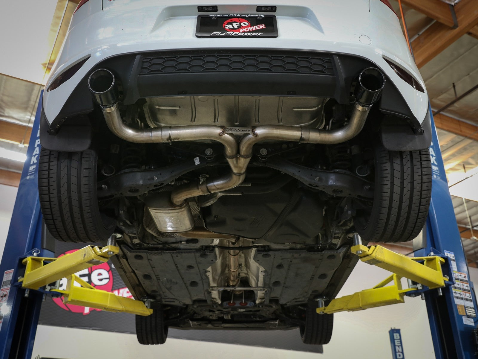 aFe MACH Force-Xp 3" to 2.5" 304 Stainless Steel Cat-Back Exhaust System (4" tips) - MK7 GTI