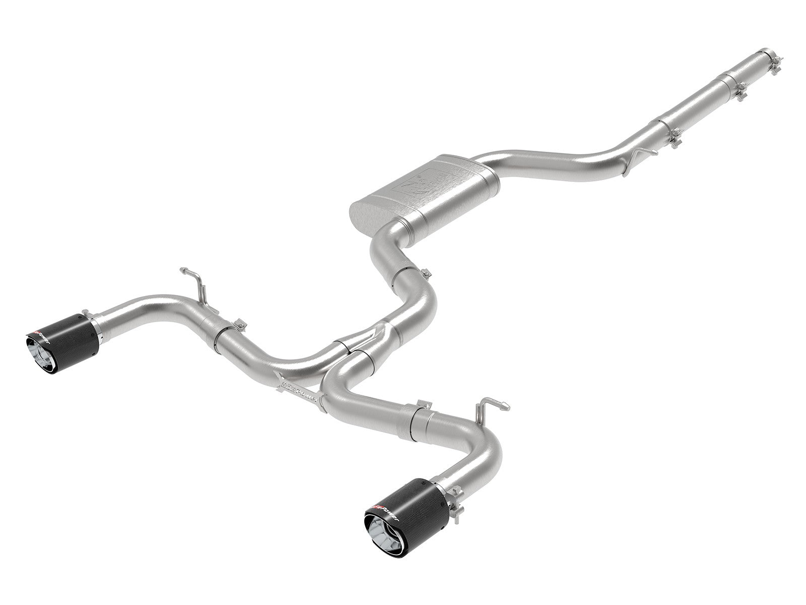 aFe MACH Force-Xp 3" to 2.5" 304 Stainless Steel Cat-Back Exhaust System (4" tips) - MK7 GTI