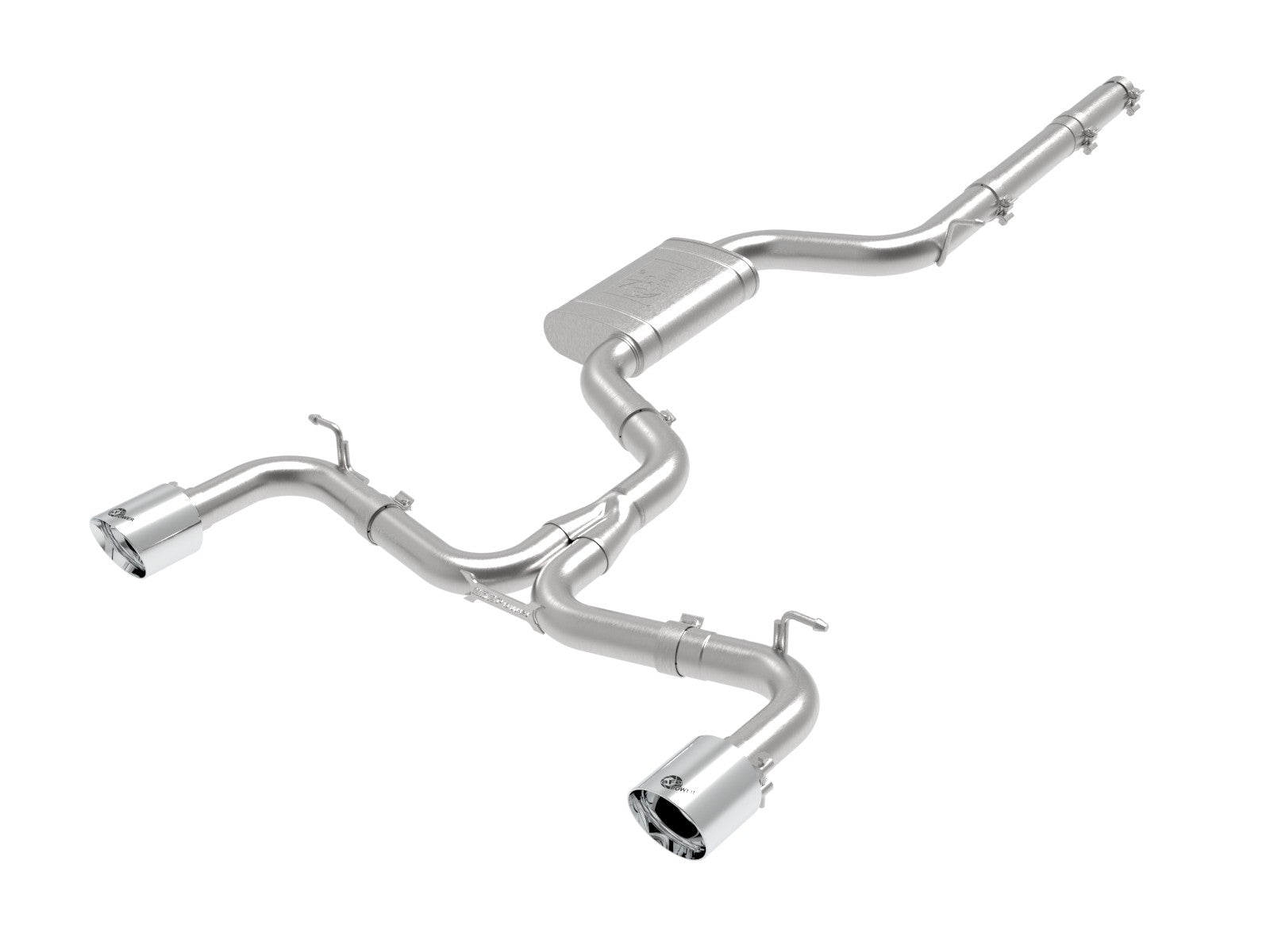 aFe MACH Force-Xp 3" to 2.5" 304 Stainless Steel Cat-Back Exhaust System (4.5" tips) - MK7.5 GTI