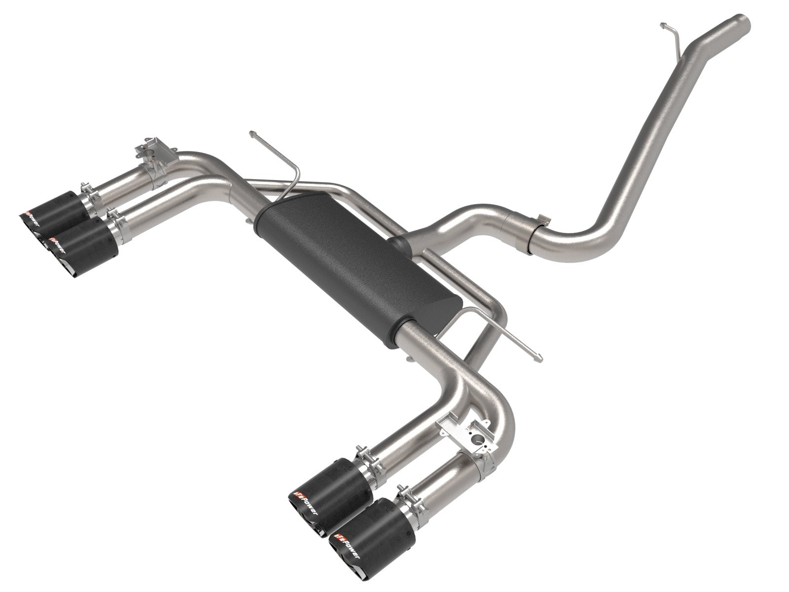 aFe MACH Force-Xp 3" to 2.5" 304 Stainless Steel Cat-Back Exhaust System (2.5" tips) 8V RS3
