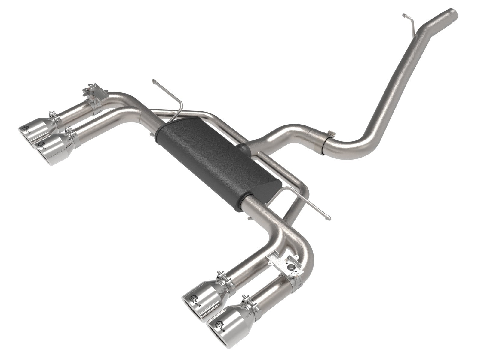 aFe MACH Force-Xp 3" to 2.5" 304 Stainless Steel Cat-Back Exhaust System (2.5" tips) 8V RS3