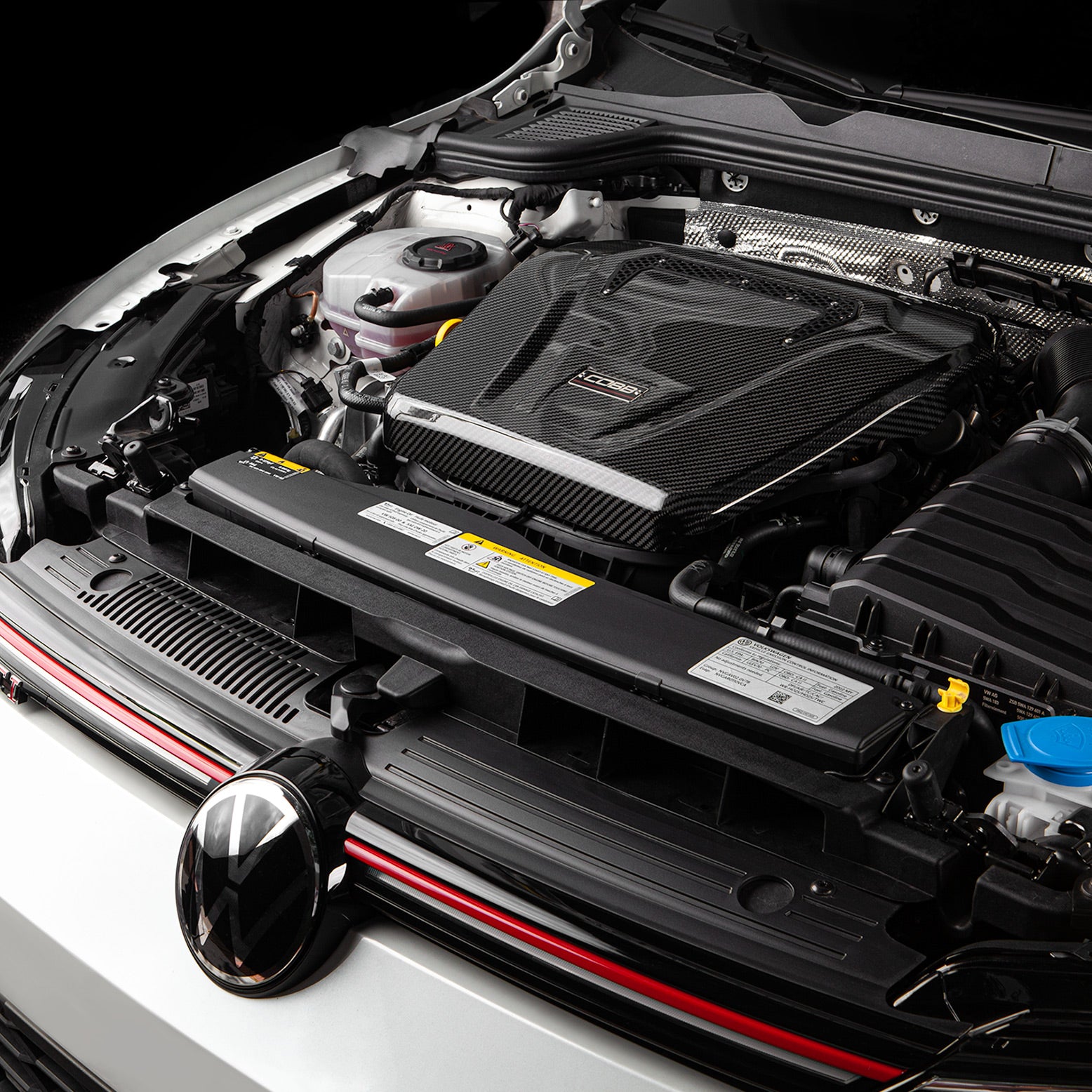 COBB Redline Carbon Fiber Engine Cover - MK7/MK7.5/MK8 GTI/Golf R, A7 Jetta GLI, and Audi 8V A3/S3