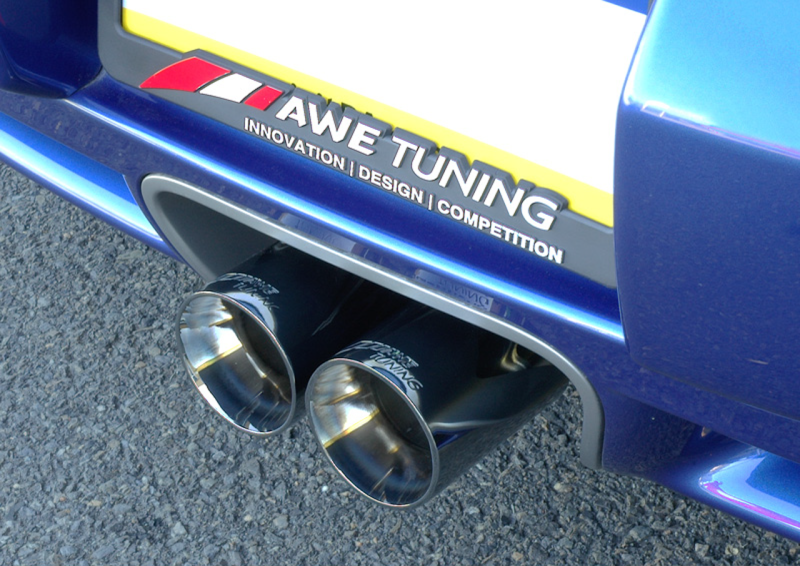AWE Tuning Optional Porsche 987 Cayman/S Boxster/S Muffler Tip Set - Diamond Black