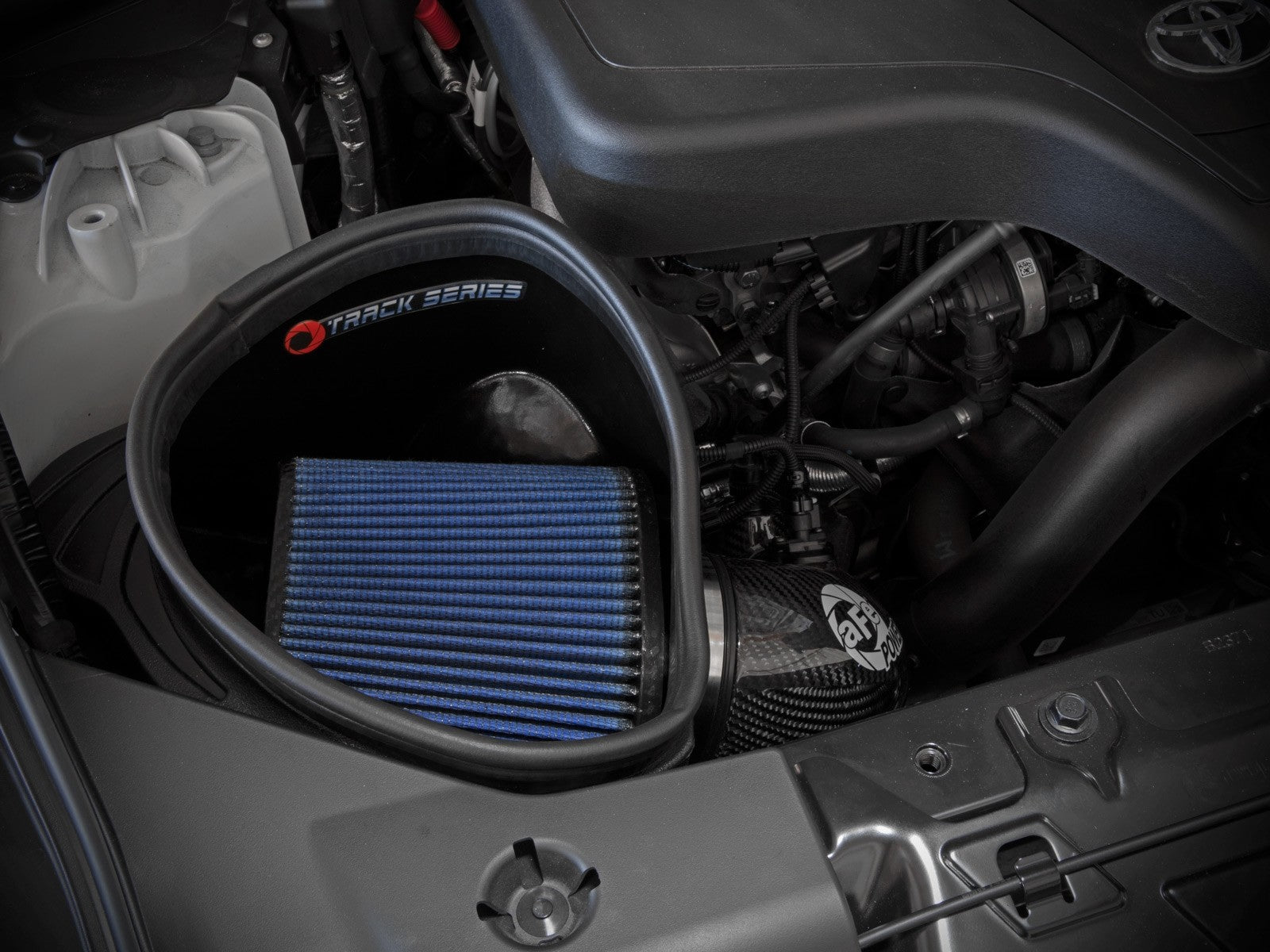 aFe Track Series Carbon Fiber Cold Air Intake System - Toyota A90 Supra 2.0