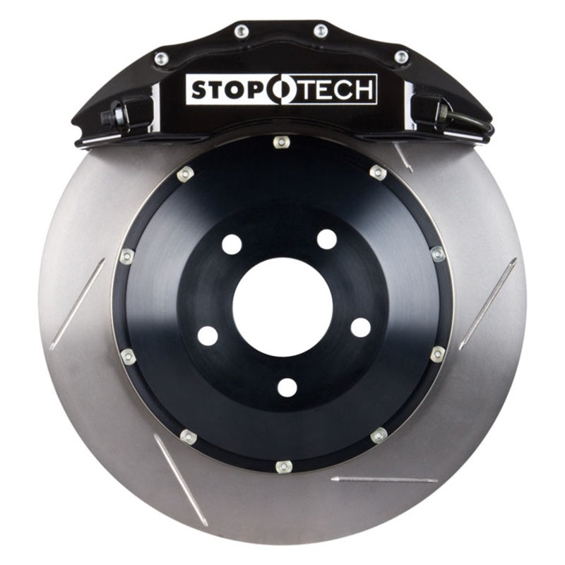 StopTech 11-12 BMW 535i/550i Sedan Front BBK w/ Black ST-60 Calipers Slotted 380x35mm Rotors