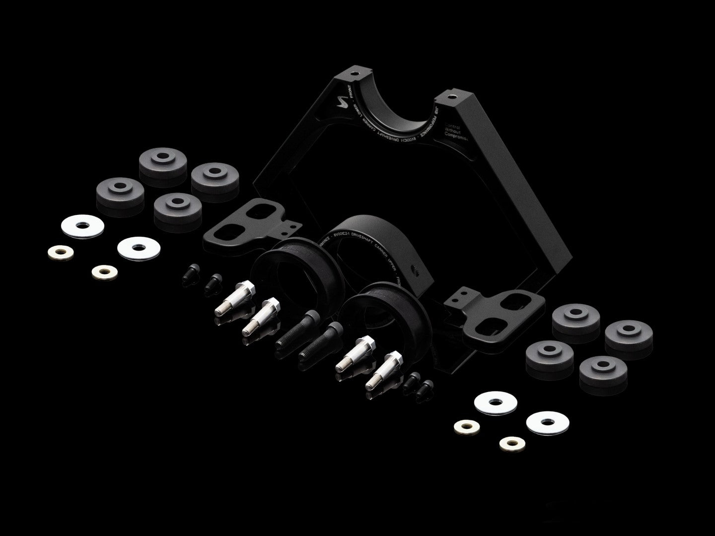 JXB Performance Driveshaft Carrier - 8V/8Y A3/S3/RS3, 8S TT/TTS/TTRS, & MK7/MK8/MK8.5 Golf R/Alltrack/Sportwagen