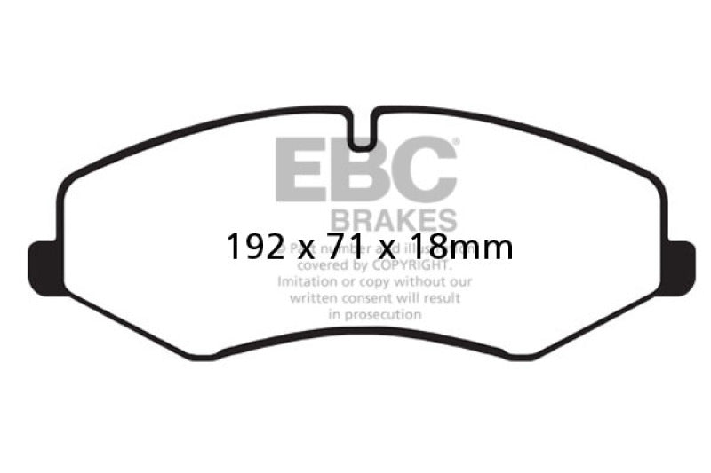 EBC 10-14 Land Rover LR4 5 Extra Duty Front Brake Pads