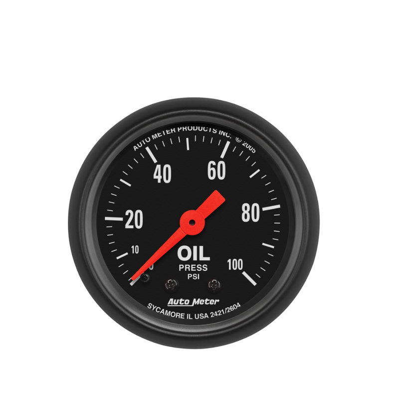 AutoMeter Z-Series 100 PSI Oil Pressure Gauge