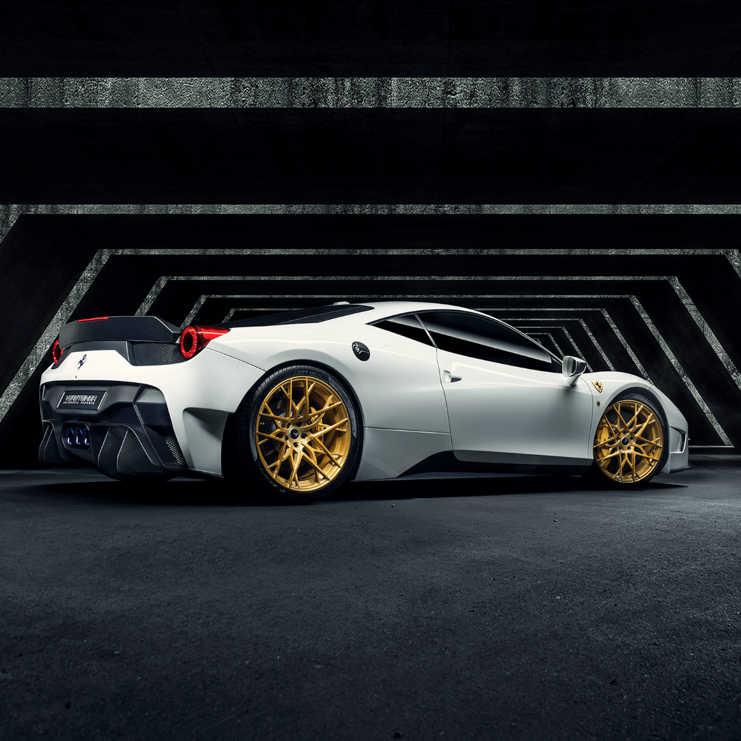 Ferrari 458 Italia VX Aero Rear Bumper w/ Rear Diffuser (incl. Exhaust Tips) - Vorsteiner Wheels  - Aero - [tags]