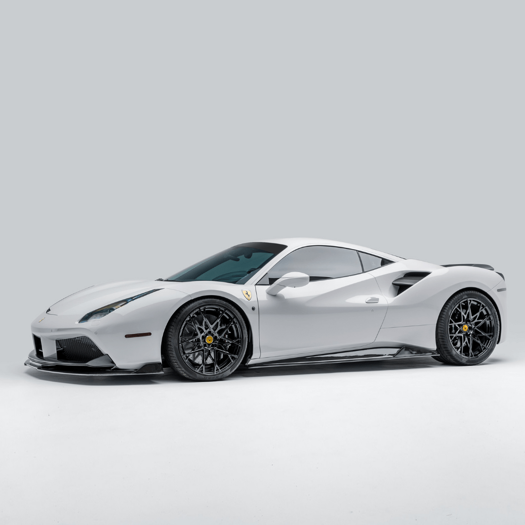 Ferrari 488 Diavolo Carbon Fiber Sideskirts - Vorsteiner Wheels  - Aero - [tags]