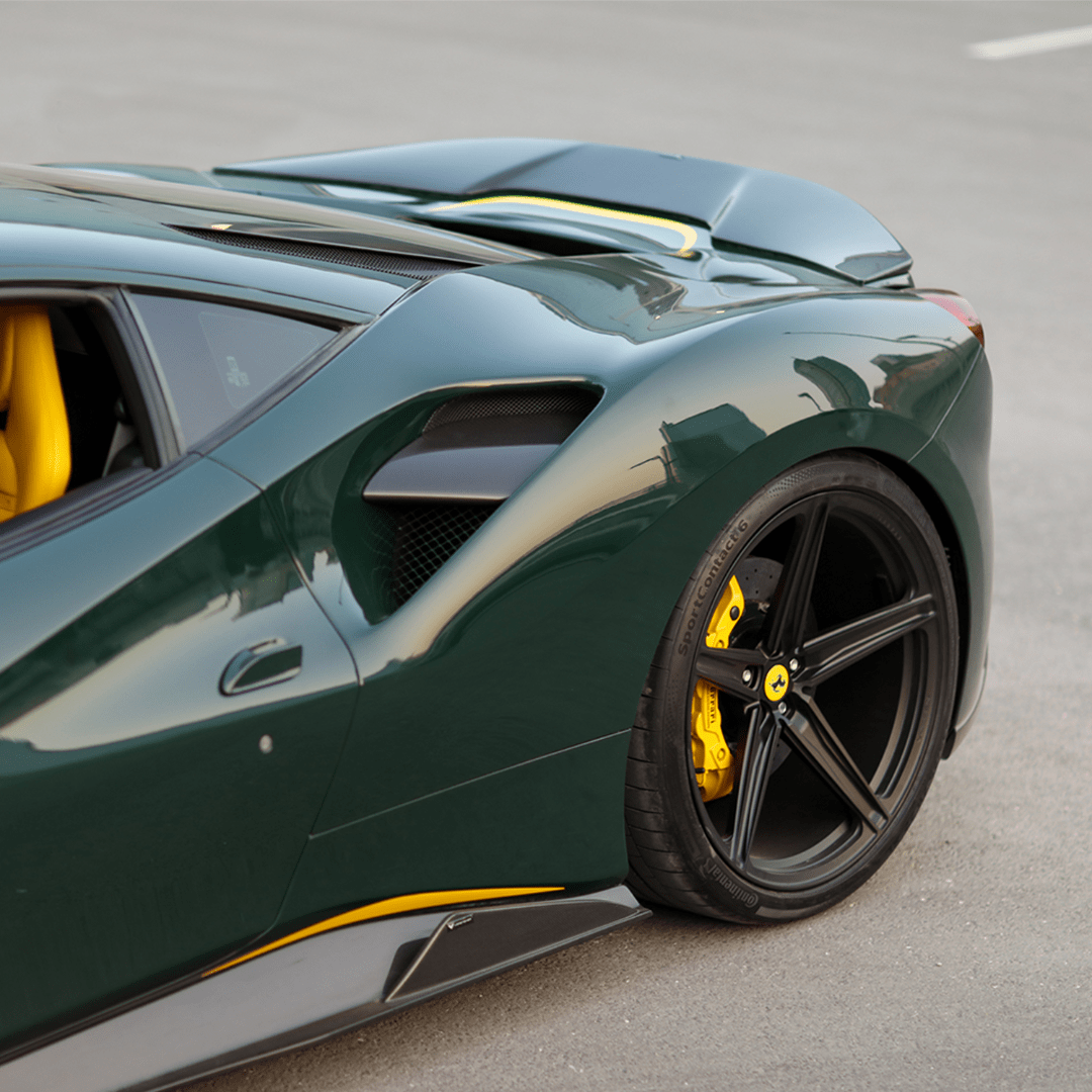 Ferrari 488 Diavolo Carbon Fiber Sideskirts - Vorsteiner Wheels  - Aero - [tags]