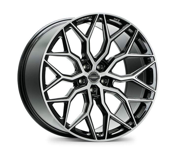 Vossen HF-2 21" 5x120 Wheel in Brushed Gloss Black