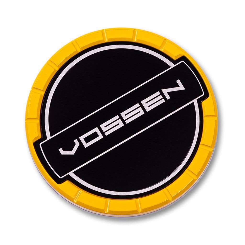 Vossen Classic Billet Sport Cap Set For CV/VF/HF Series Wheels (Canary Yellow)