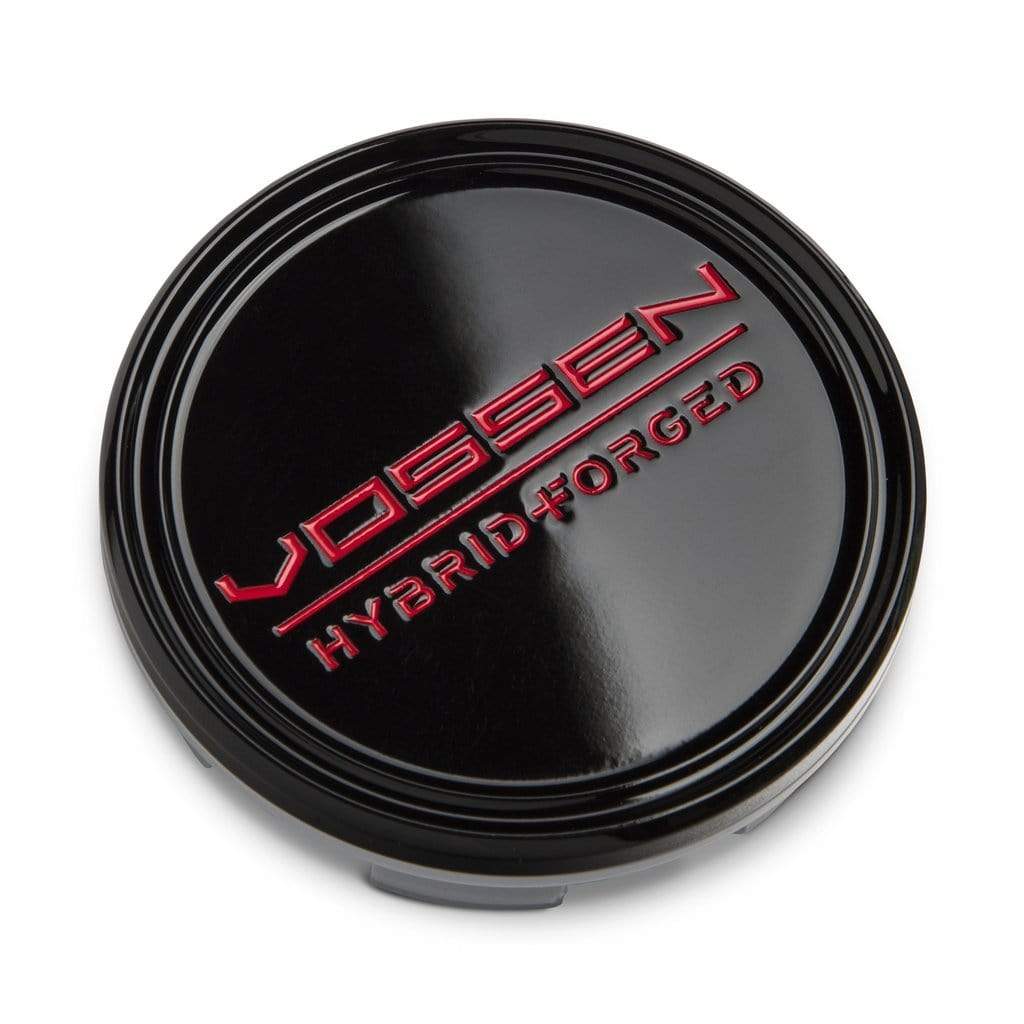 Vossen Hybrid Forged Optional 63mm Center Cap (Gloss Black/Red)