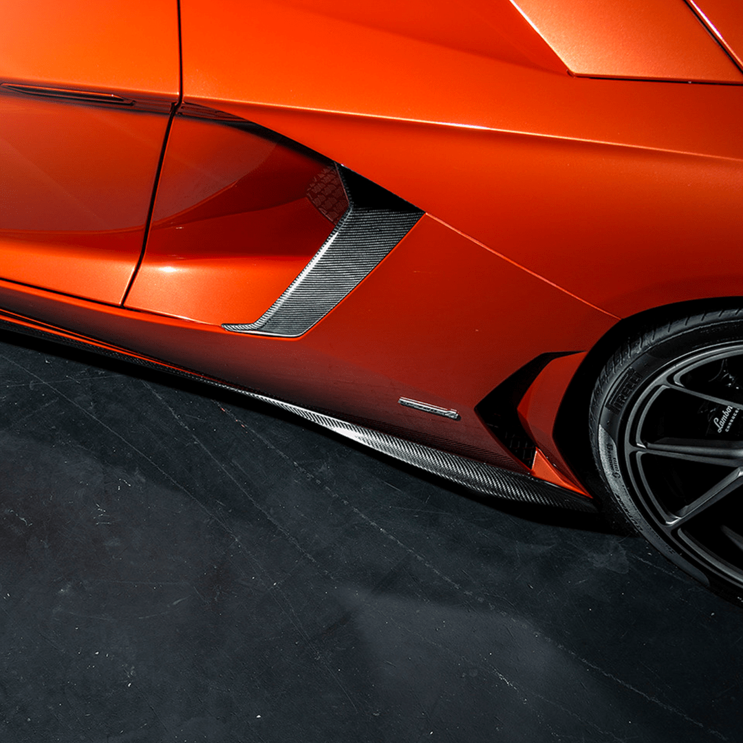 Lamborghini Aventador Zaragoza Edizione Aero Side Blades - Vorsteiner Wheels  - Aero - [tags]