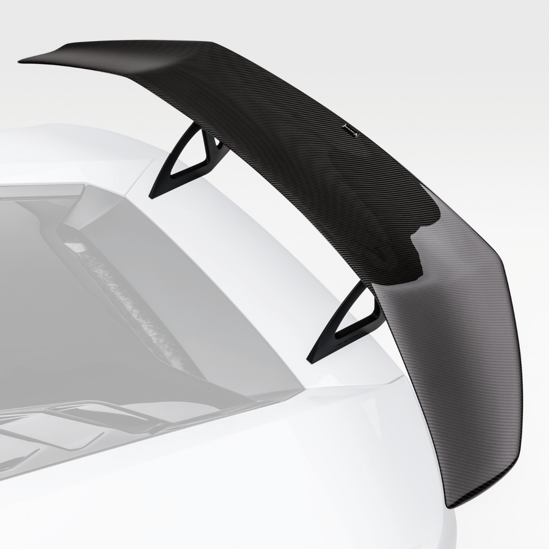 Lamborghini Huracan Mondiale Edizione Aero Wing Blade w/ Aluminum Uprights - Vorsteiner Wheels  - Aero - [tags]