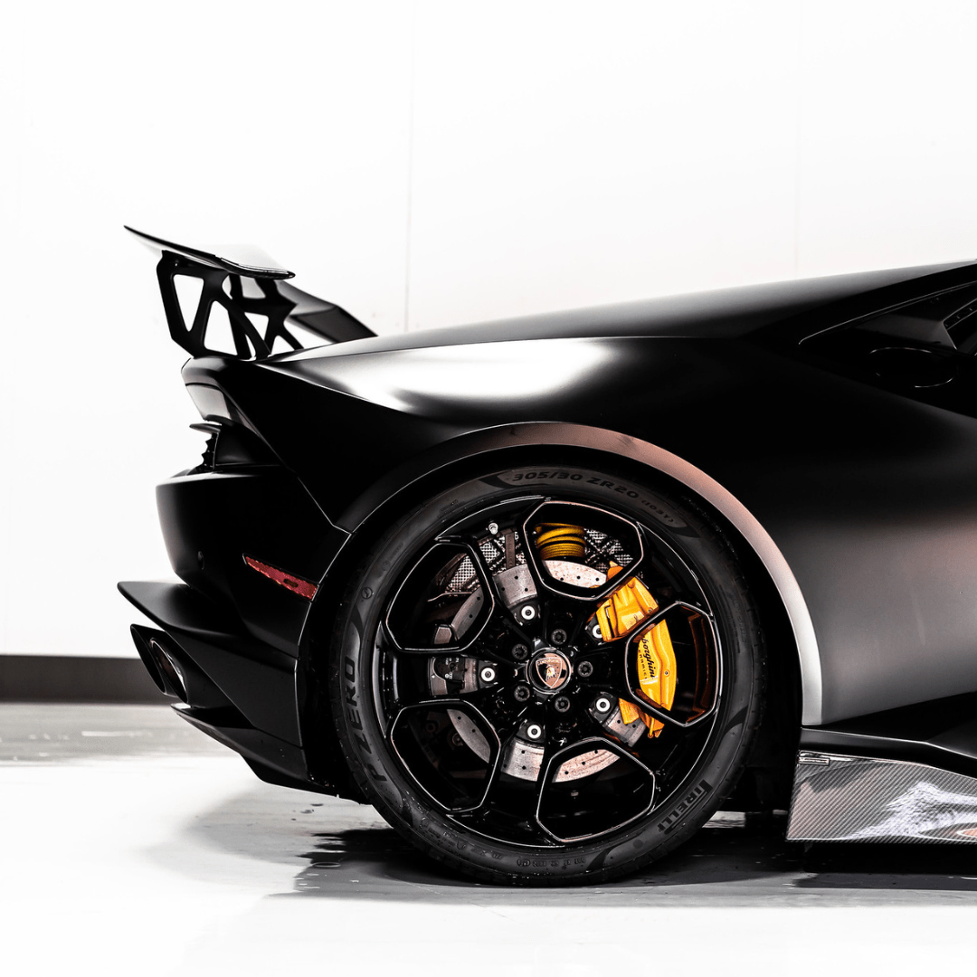 Lamborghini Huracan Mondiale Edizione Aero Wing Blade w/ Aluminum Uprights - Vorsteiner Wheels  - Aero - [tags]