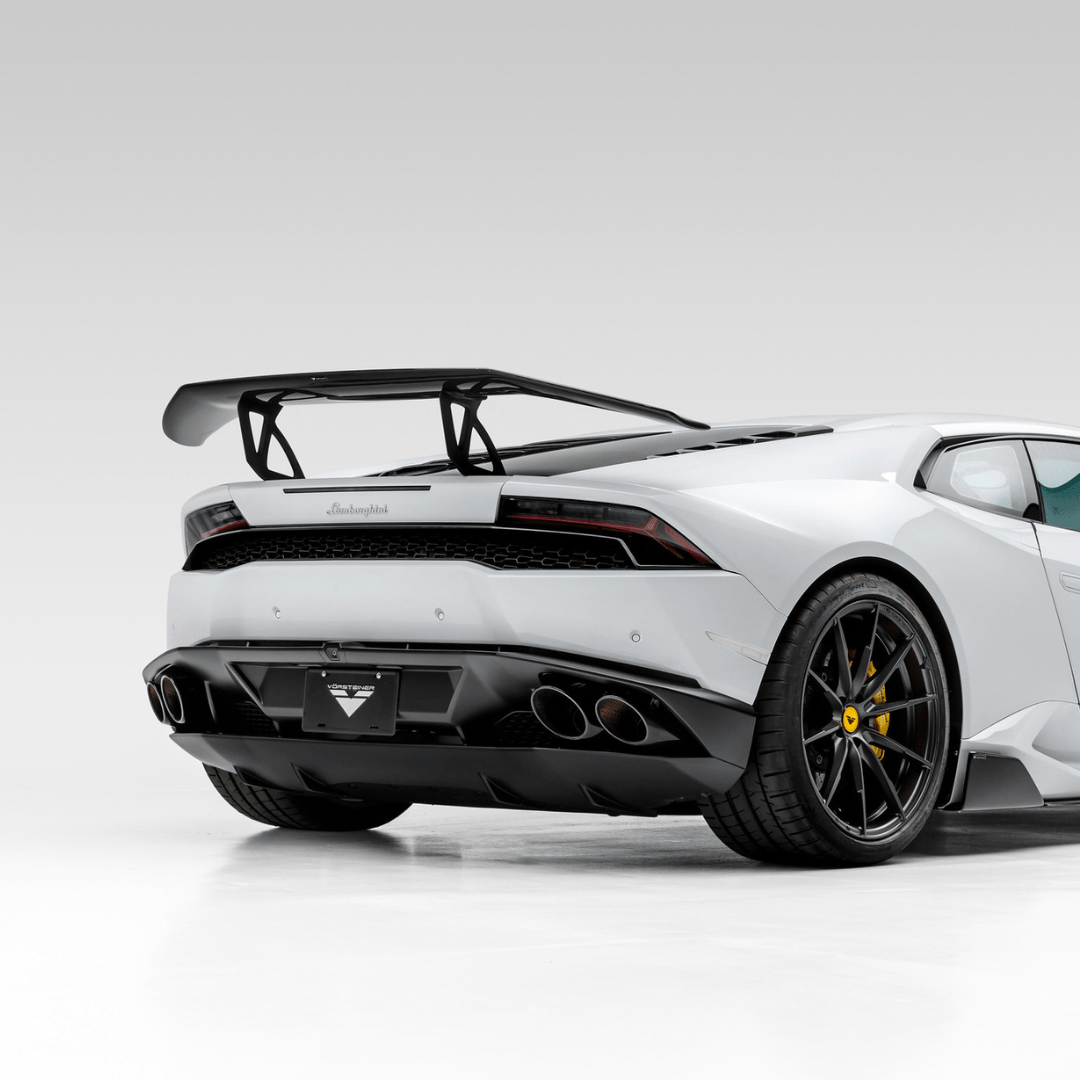Lamborghini Huracan Mondiale Edizione Aero Wing Blade w/ Aluminum Uprights - Vorsteiner Wheels  - Aero - [tags]