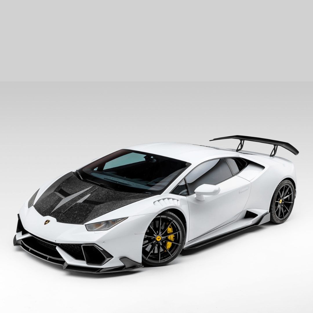 Lamborghini Huracan Mondiale Edizione Aero Wing Blade w/ Aluminum Uprights - Vorsteiner Wheels  - Aero - [tags]