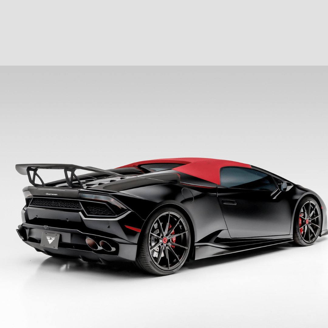 Lamborghini Huracan Mondiale Edizione Aero Wing Blade w/ Aluminum Uprights - Vorsteiner Wheels  - Aero - [tags]