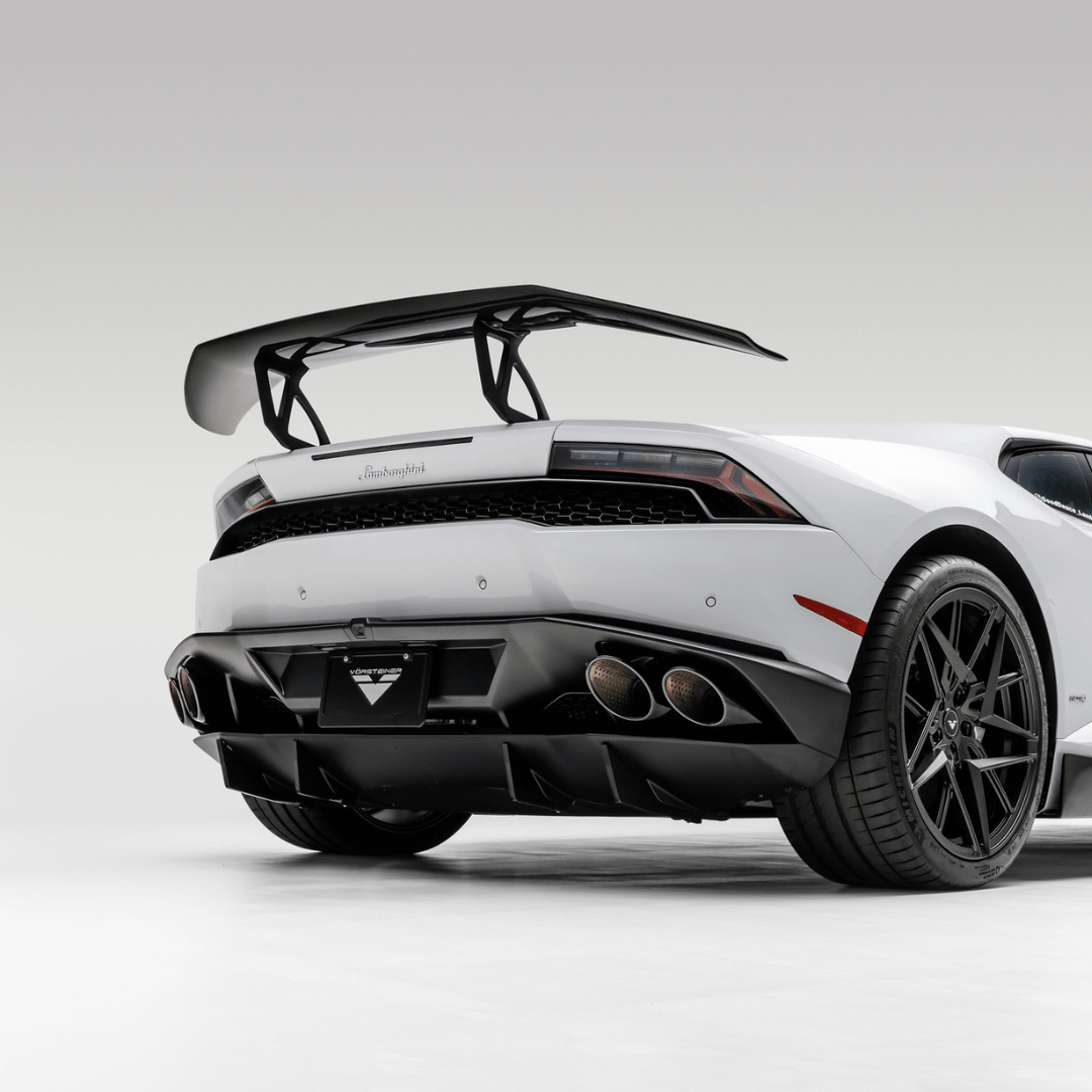 Lamborghini Huracan Mondiale Edizione Aero Wing Blade w/ Aluminum Uprights - Vorsteiner Wheels  - Aero - [tags]