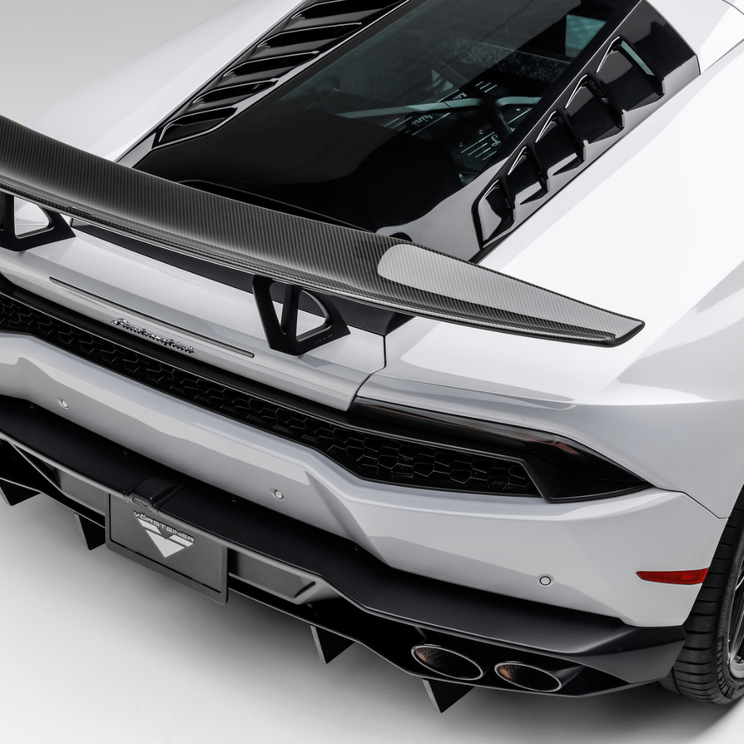 Lamborghini Huracan Mondiale Edizione Aero Wing Blade w/ Aluminum Uprights - Vorsteiner Wheels  - Aero - [tags]