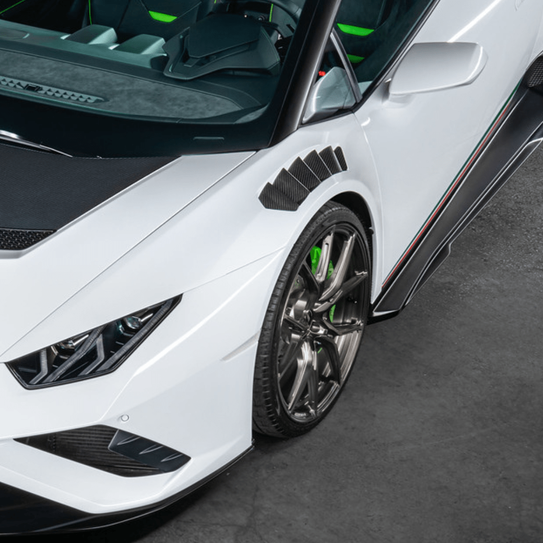 Lamborghini Huracan Novara Edizione Aero Front Fenders w/Integrated Vents and Splash Shields - Vorsteiner Wheels  - Aero - [tags]