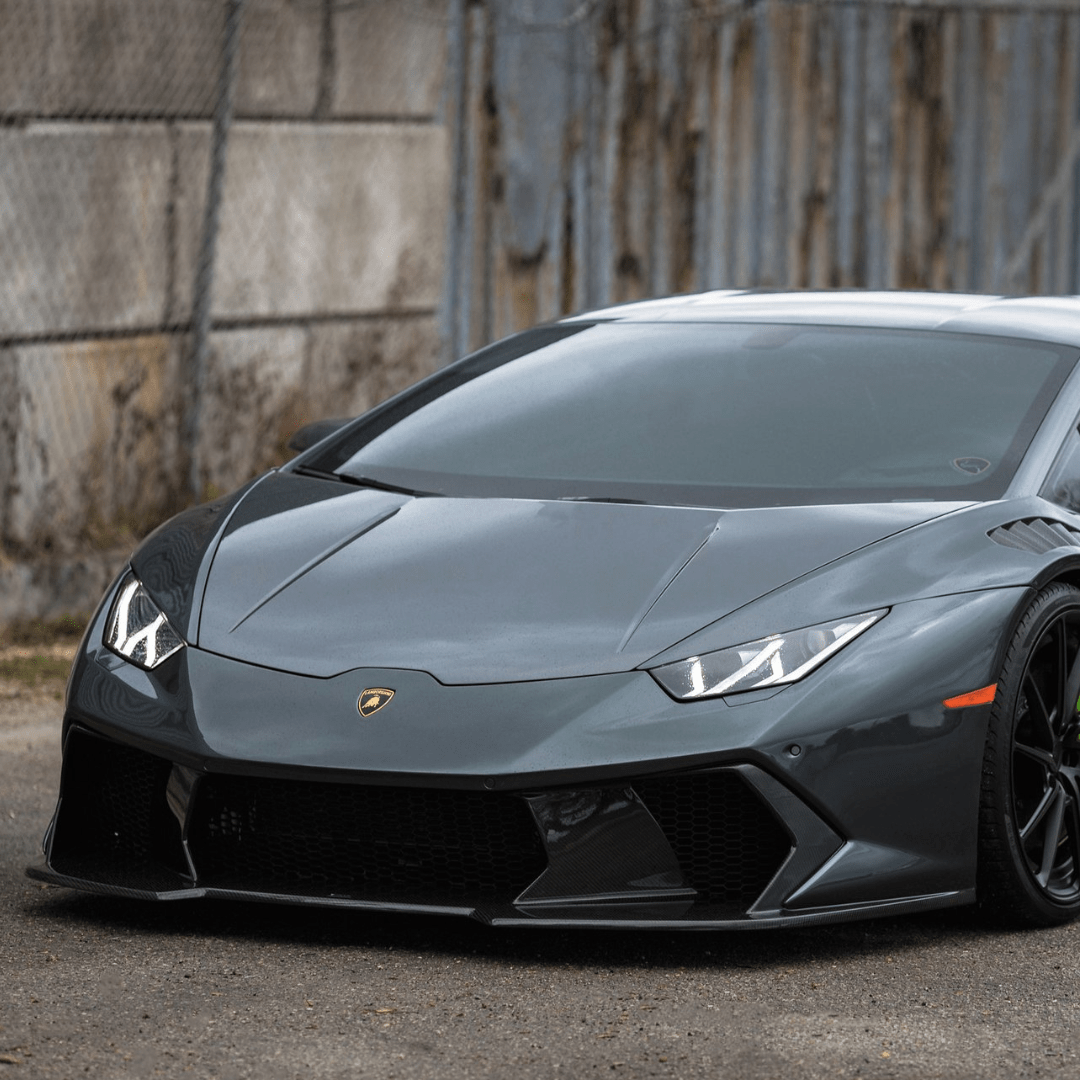 Lamborghini Huracan Novara Edizione Aero Front Bumper w/ Front Spoiler - Vorsteiner Wheels  - Aero - [tags]