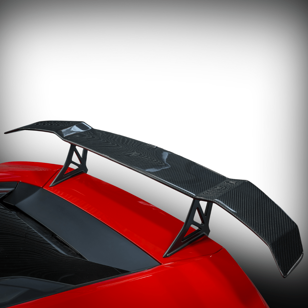 Lamborghini Huracan Novara Edizione Aero Wing Blade w/ Aluminum Uprights - Vorsteiner Wheels  - Aero - [tags]