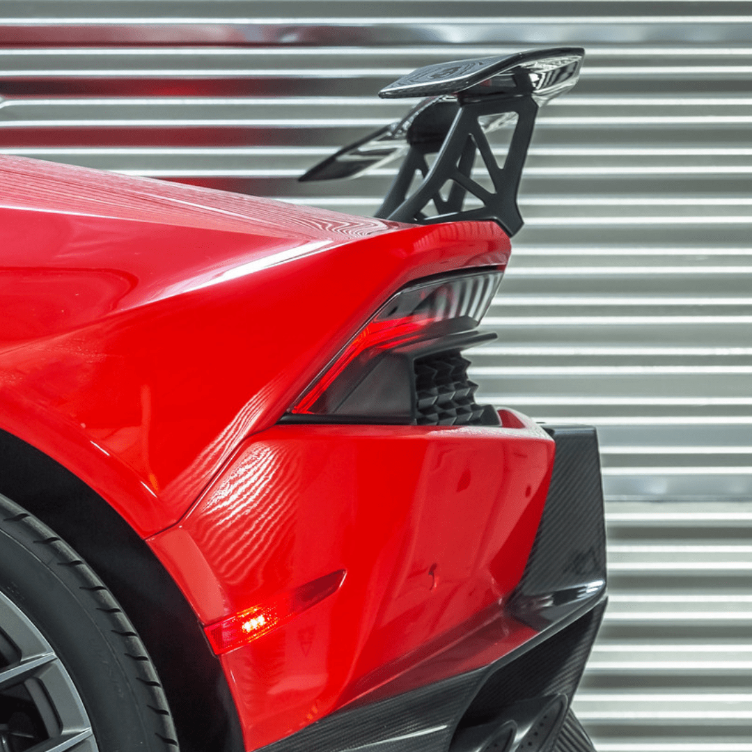 Lamborghini Huracan Novara Edizione Aero Wing Blade w/ Aluminum Uprights - Vorsteiner Wheels  - Aero - [tags]
