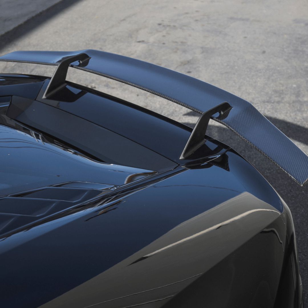 Lamborghini Huracan Verona Edizione Aero Wing Blade w/ Aluminum Uprights - Vorsteiner Wheels  - Aero - [tags]