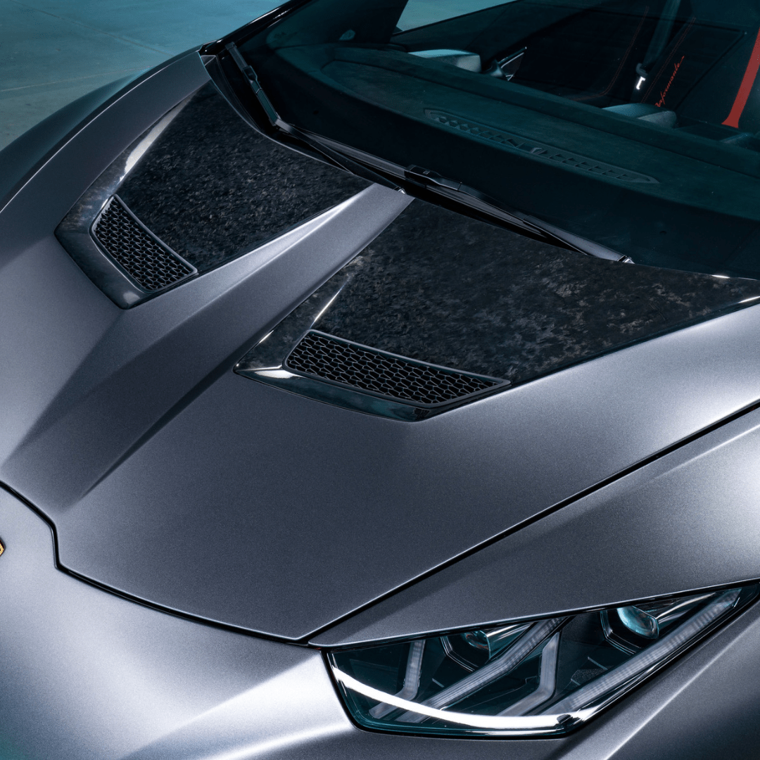 Lamborghini Huracan Performante Vicenza Edizione Aero Bonnet *Carbon Matrix* - Vorsteiner Wheels  - Aero - [tags]