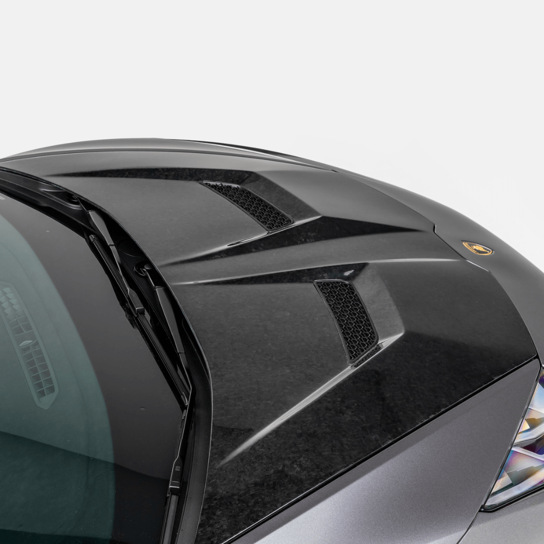 Lamborghini Huracan Performante Vicenza Edizione Aero Bonnet *Carbon Matrix* - Vorsteiner Wheels  - Aero - [tags]