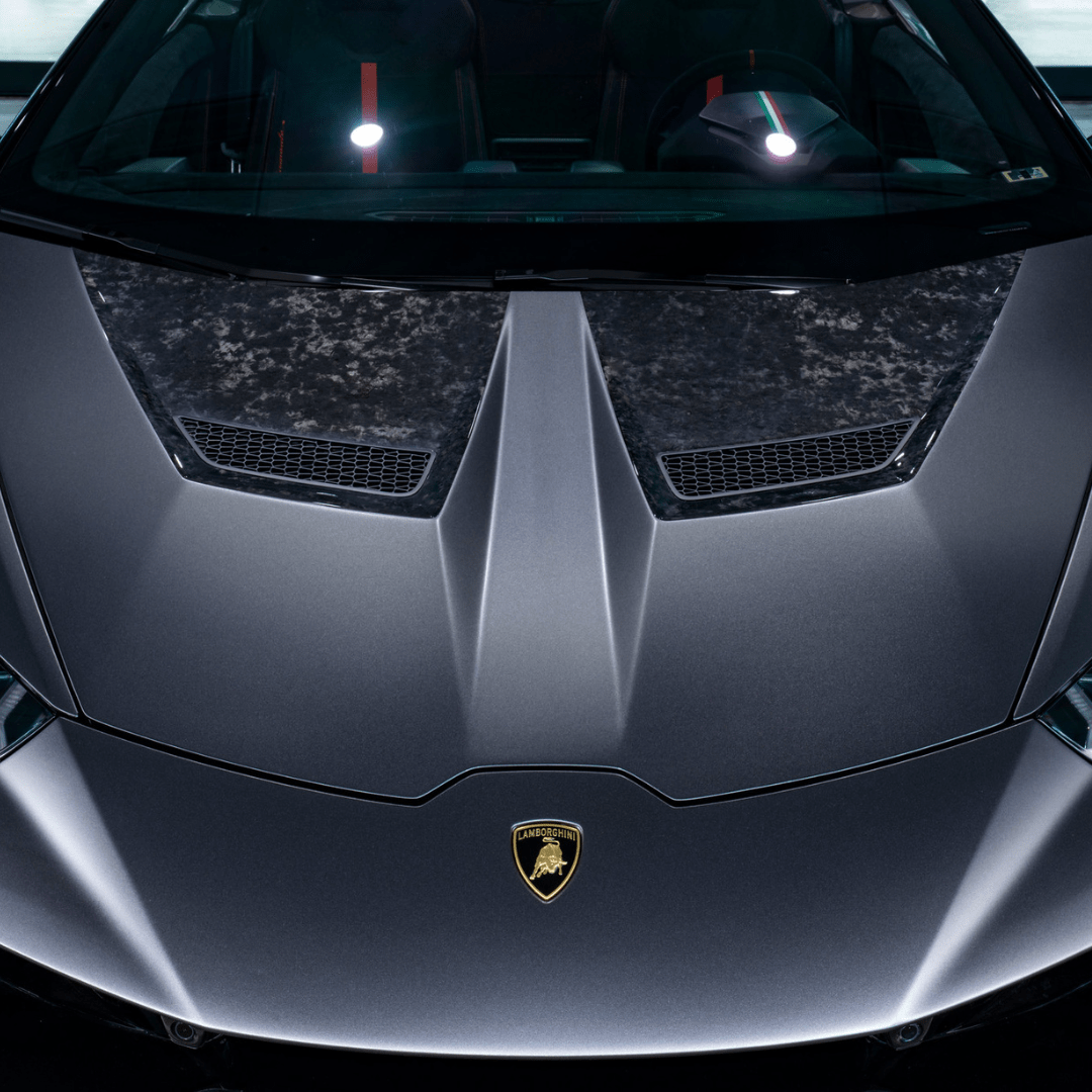 Lamborghini Huracan Performante Vicenza Edizione Aero Bonnet *Carbon Matrix* - Vorsteiner Wheels  - Aero - [tags]