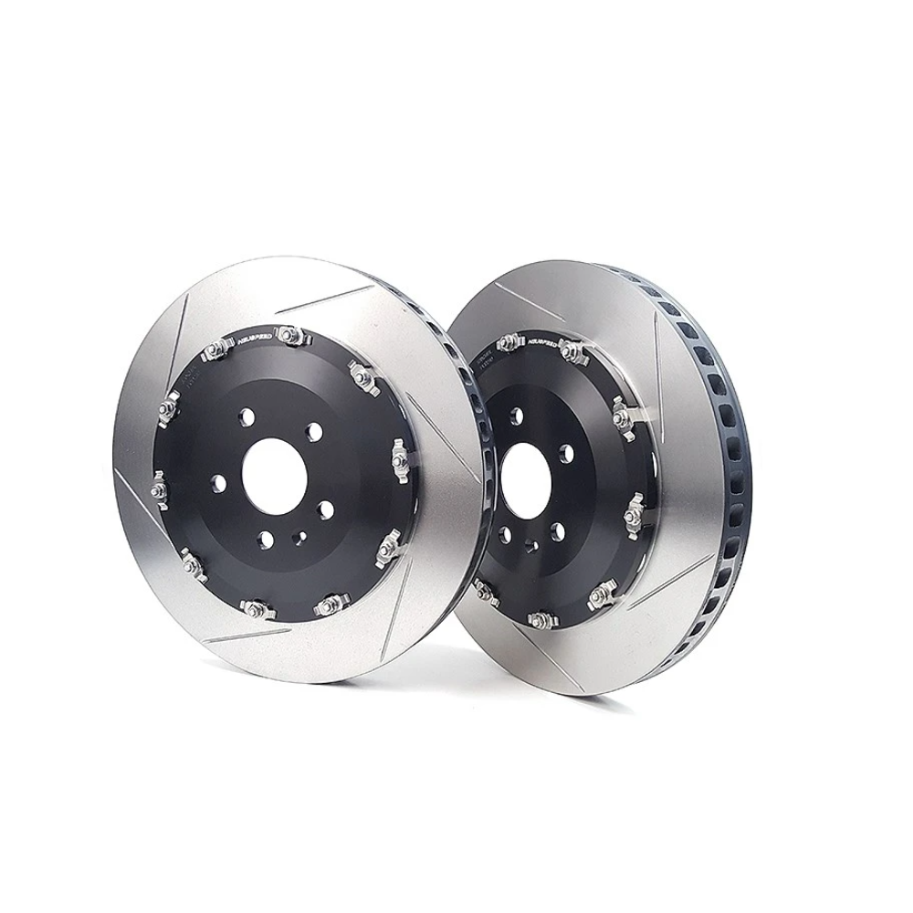 NEUSPEED 2-Piece Front Rotors 370mm Slotted 8V RS3
