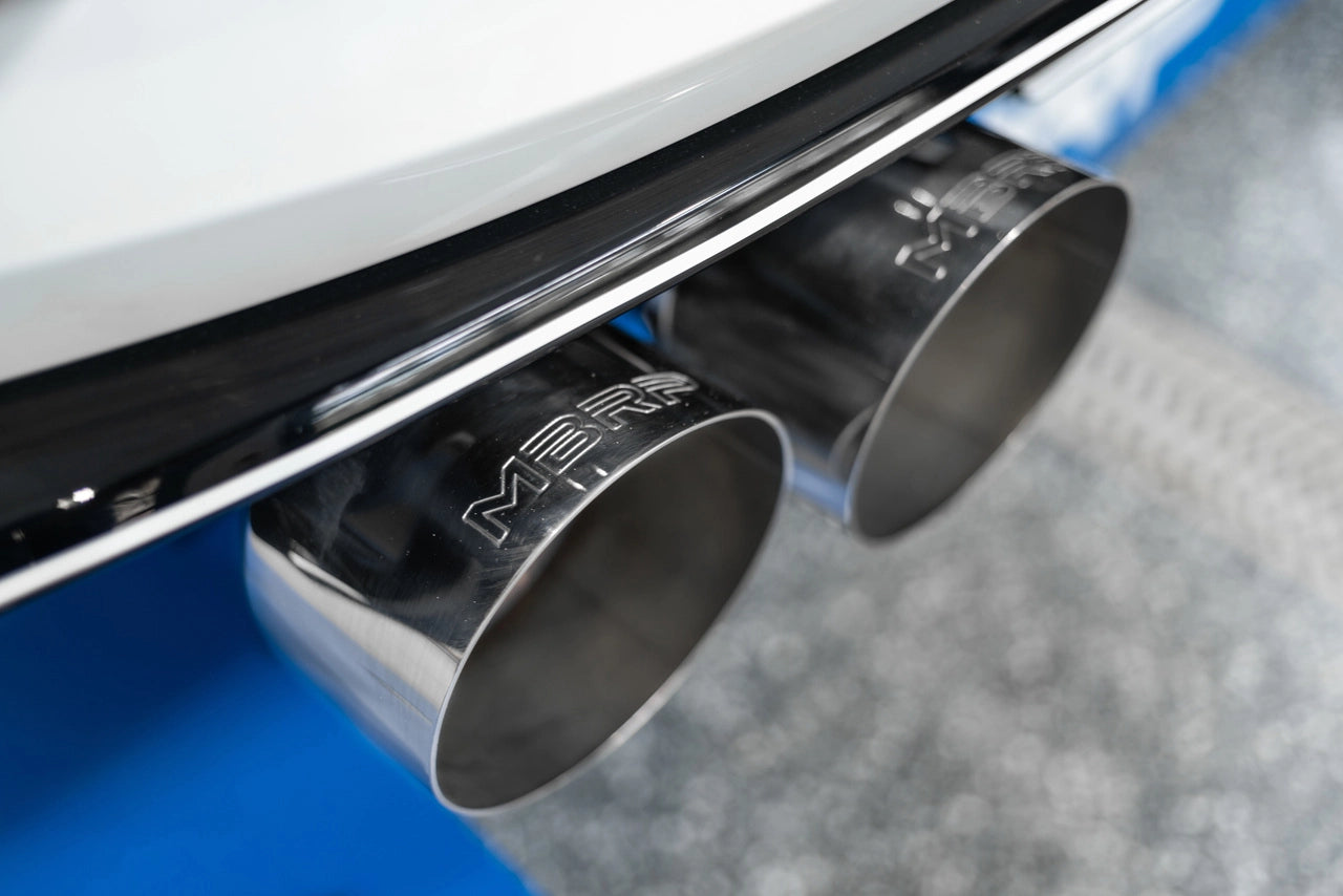 MBRP 3" T304 Stainless Steel Cat Back Exhaust With Quad Split Rear - MK7/MK7.5 Golf R
