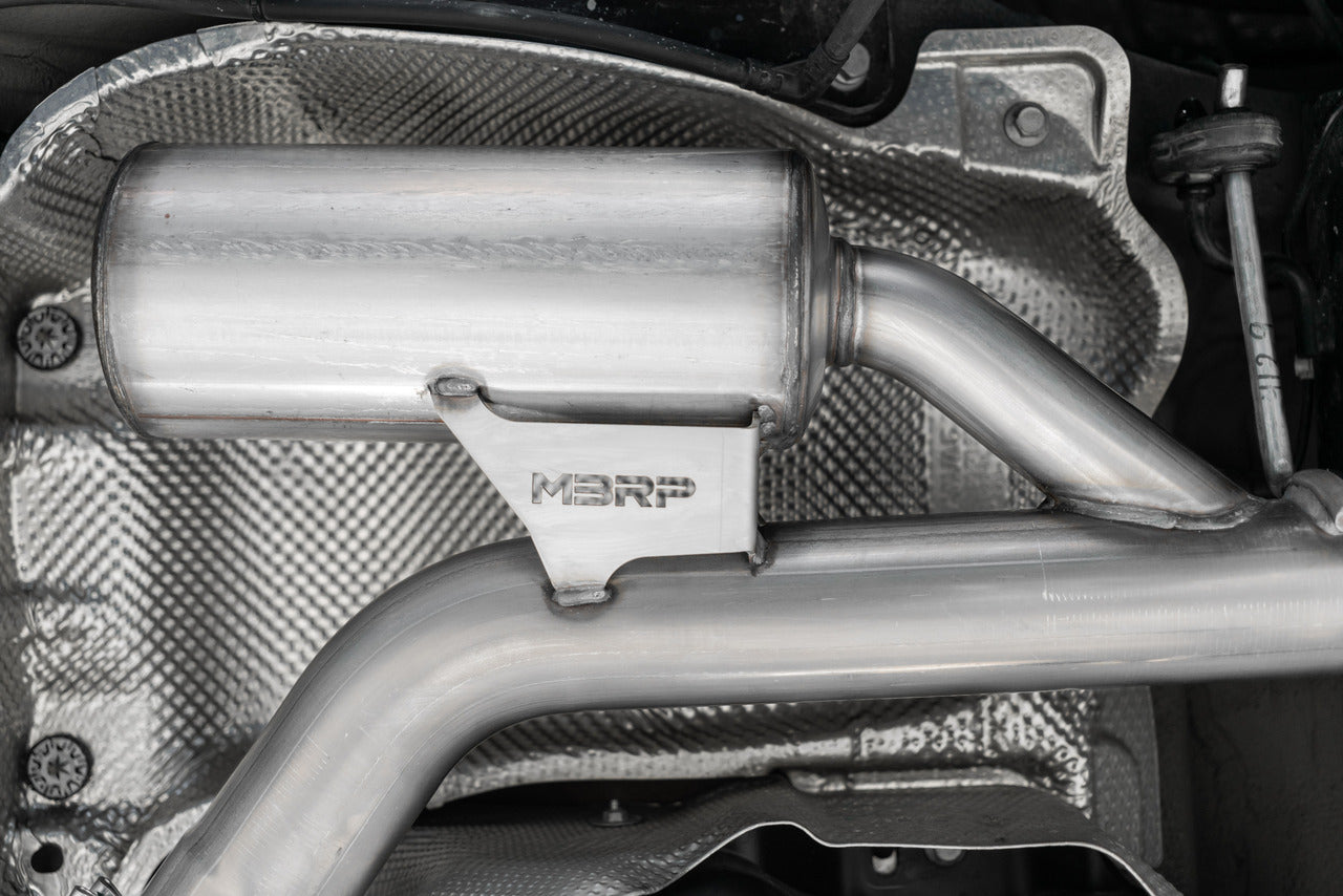 MBRP 3" T304 Stainless Steel Cat Back Exhaust With Dual Split Rear - VW Jetta GLI 2019-2021