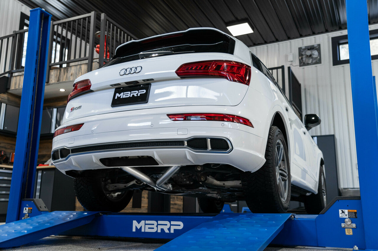 MBRP 2.5" T304 Stainless Steel Axle Back Exhaust Dual Rear Exit (No Tips) - Audi SQ5 2018-2021