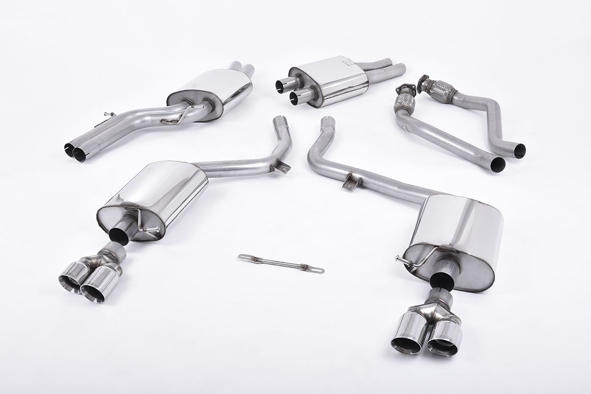 Milltek Resonated Catback Exhaust - Audi B8 S4 3.0