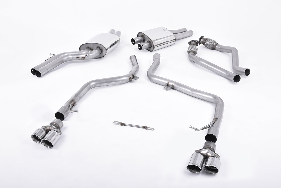 Milltek Race Version Catback Exhaust - Audi B8 S4 3.0